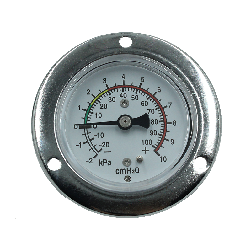 50MM轴向带边医用微压表